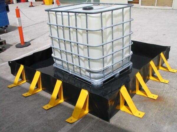 Collapsible bund 2m x 2m elvaloy | spillmaster. Com. Au