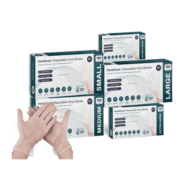 Vinyl Powder Free Gloves on hand