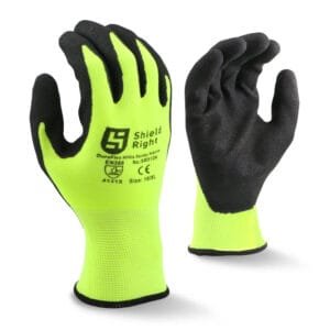 Hivis sandy nitrile gloves | spillmaster. Com. Au