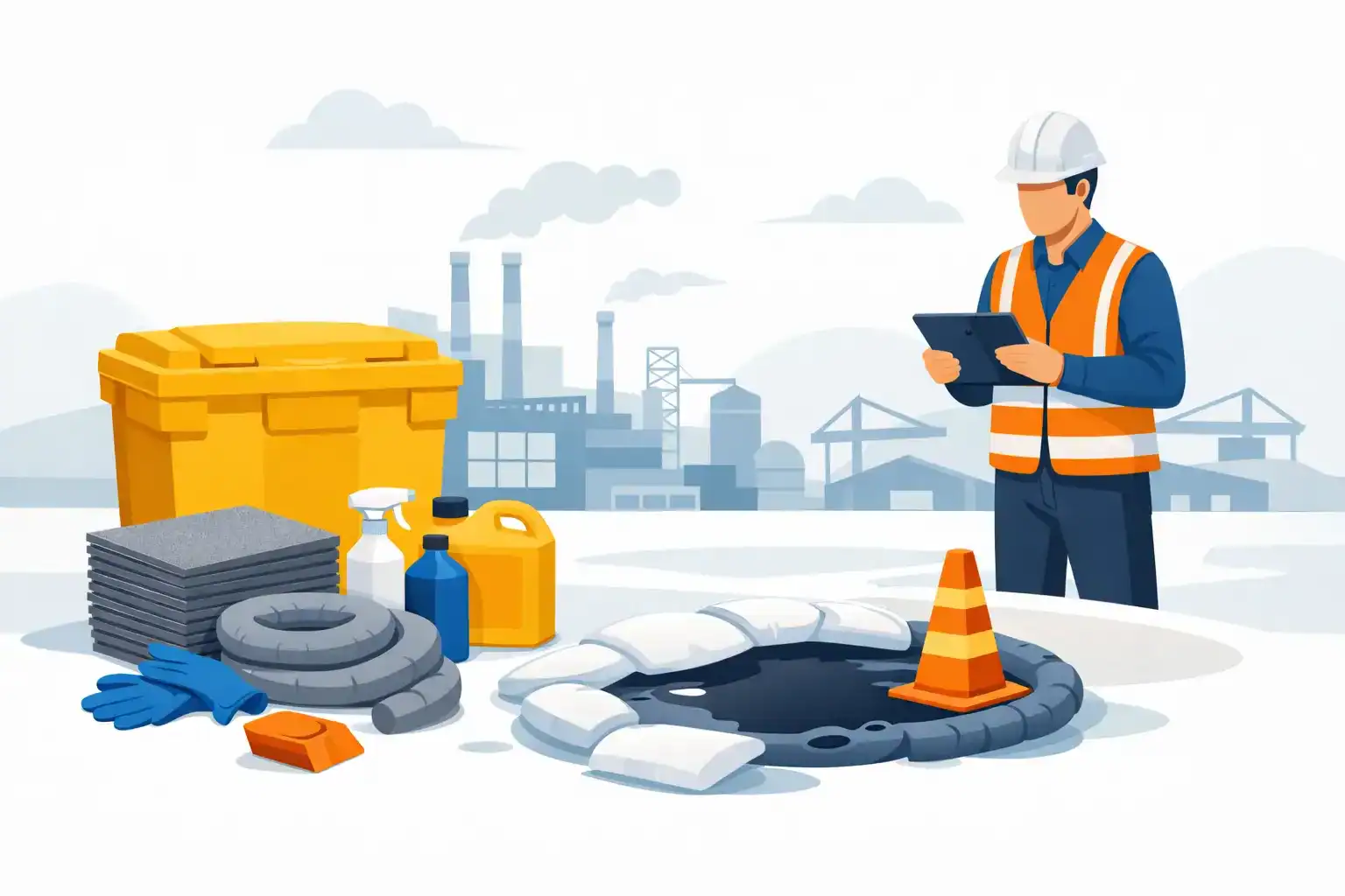Choosing industrial spill kits for your site | spillmaster. Com. Au
