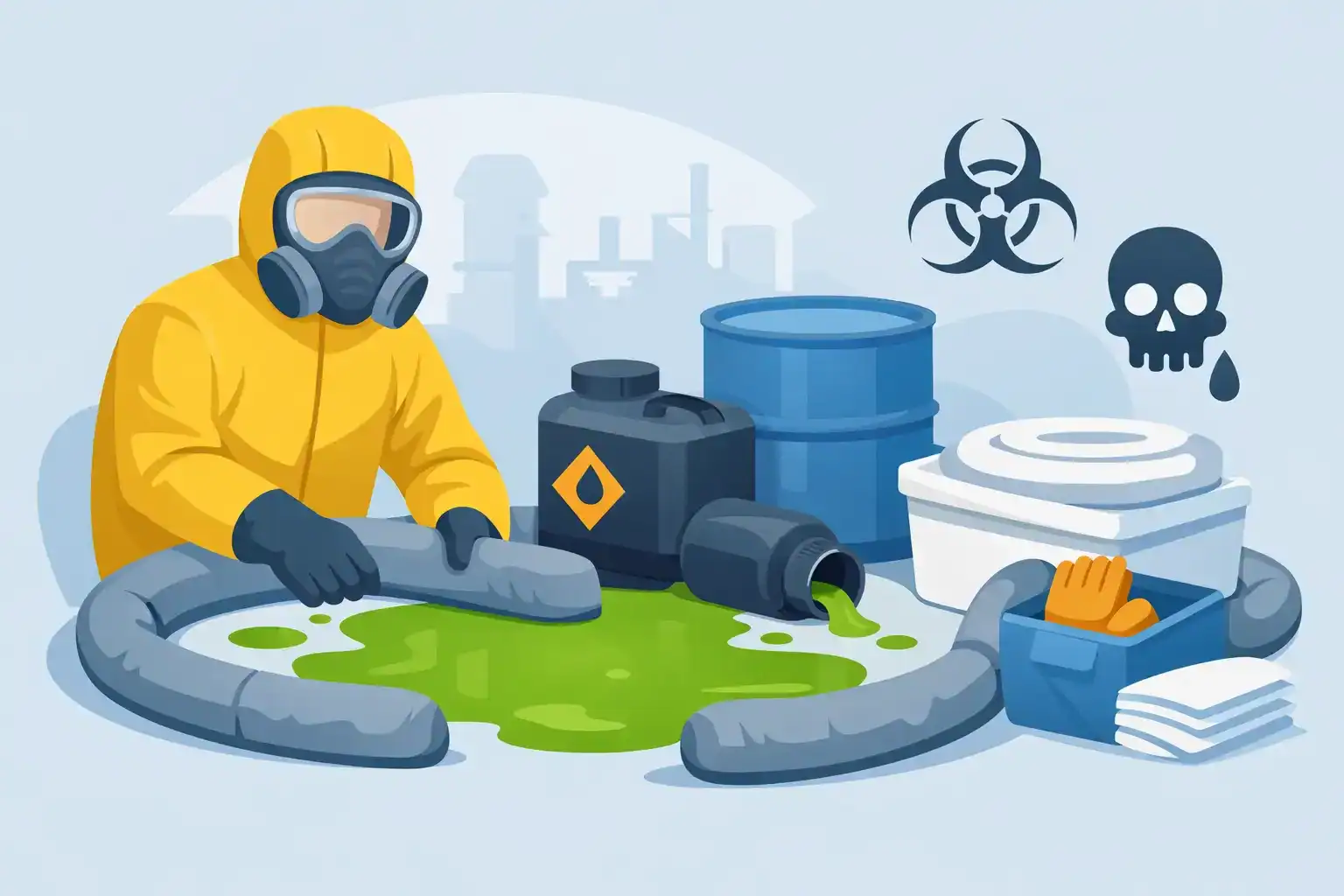 Hazmat absorbent socks for safer spill control | spillmaster. Com. Au