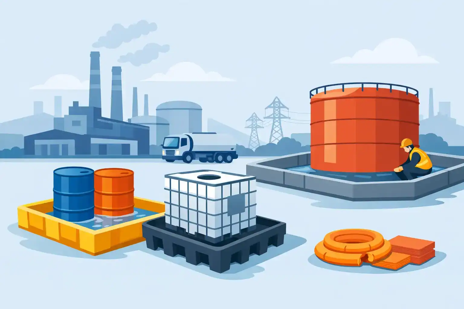 How to choose bunding for industrial sites | spillmaster. Com. Au