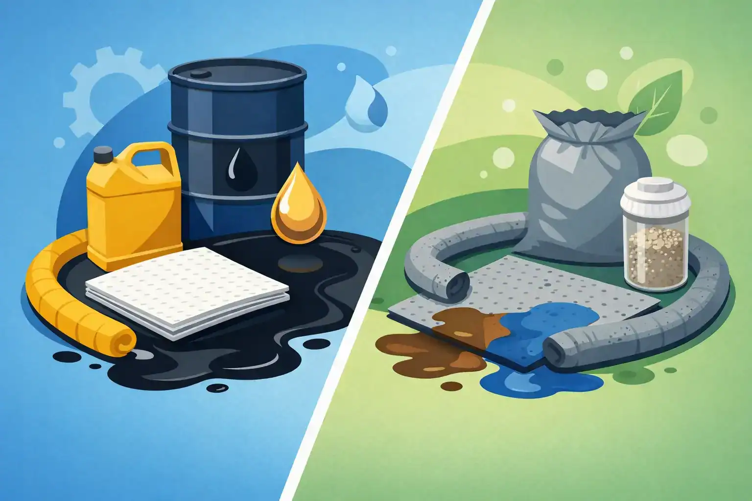 Oil absorbent vs universal absorbent: choose right | spillmaster. Com. Au