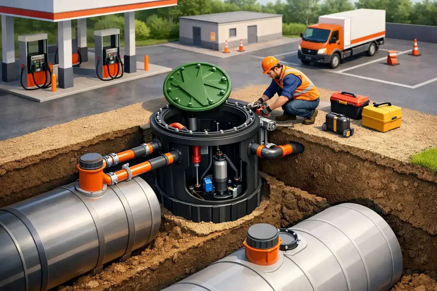 Containment sump installation done properly | spillmaster. Com. Au