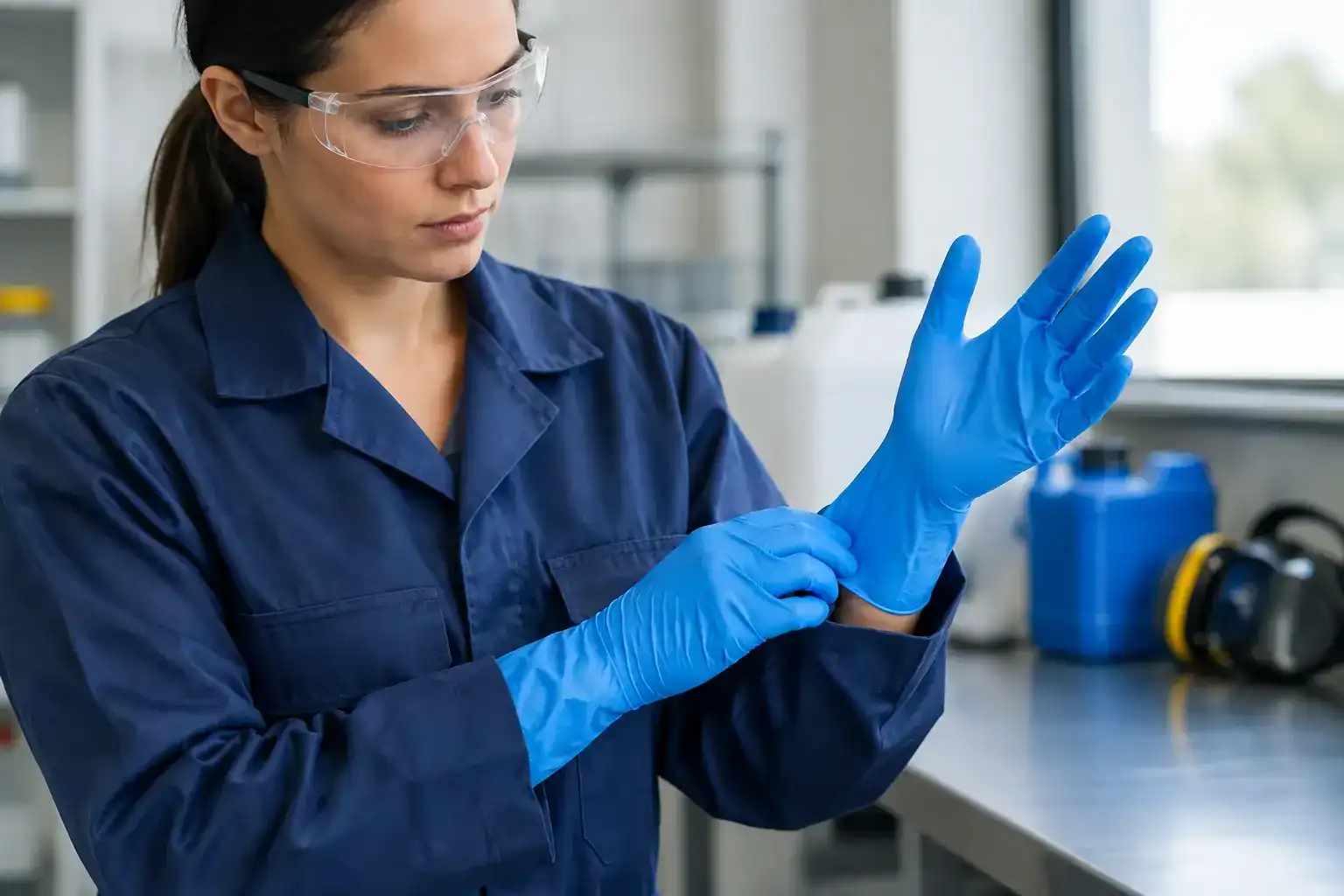 Chemical glove fitting for safer worksites | spillmaster. Com. Au