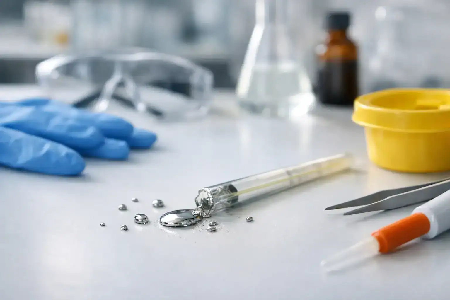 Laboratory mercury spill example: what to do first | spillmaster. Com. Au