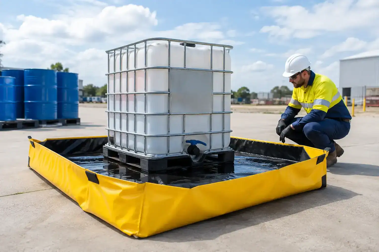 Spill berm review for australian worksites | spillmaster. Com. Au